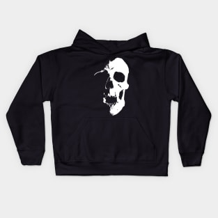 White Skull Kids Hoodie